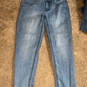 Melissa McCarthy Light Blue pencil ankke  Jeans 34x27